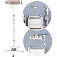 reer FeelWell Interior Gris- Blanco 800 W - Calefactor (1-85 m- IEC 601-2-21- Interior- Piso- Pared- Gris- Blanco- Metal…